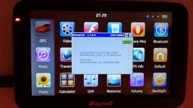 rd #219 WayteQ x960BT GPS ROM Dump смотреть онлайн