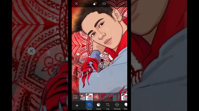 Picsart Portrait Cartoon photo editing tutorial 2022 || vector art photo edit mobile tutorial #vira смотреть онлайн