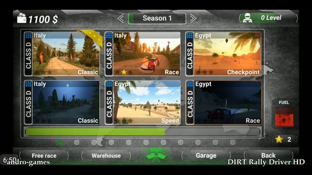 Dirt Rally Driver HD (by ABGames89) - racing game for android - gameplay. смотреть онлайн