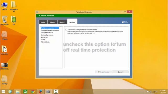 How to turn off windows defender | Disable realtime protection in windows defender смотреть онлайн
