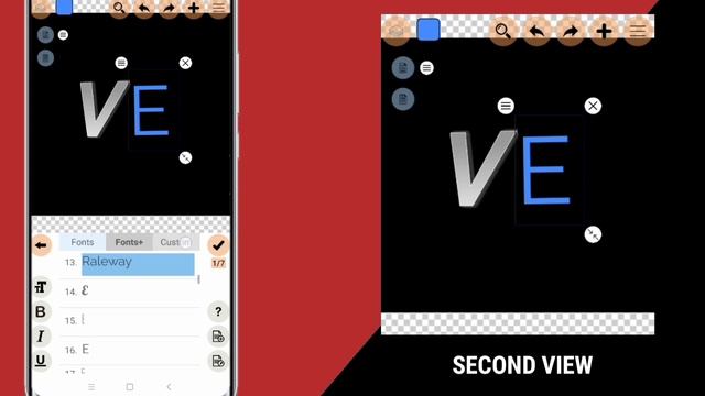 HOW TO MAKE TEXT LOGO ON ANDROID||LOGOPIT||VEDITINGPRO смотреть онлайн