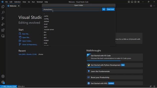 Microsoft Tip: Windows Subsystem for Linux (WSL2) und Visual Studio Code смотреть онлайн