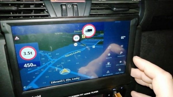 1DIN radio android 10.1 - 7.0 inch wide screen player - installing navigation sygic