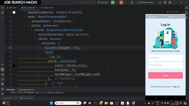 Flutter Login/Signup Authentication | Tutorial For Beginners | Flutter 2024 | Android Studio смотреть онлайн