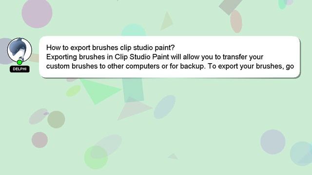 How to export brushes clip studio paint? смотреть онлайн