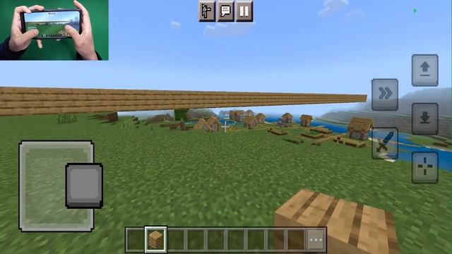How To Telly Bridge In MCPE With The New Controls! (Handcam) смотреть онлайн