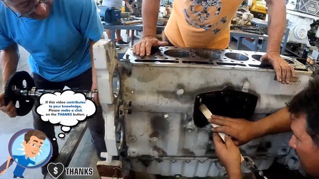 How to Remove the Camshaft in a Diesel Engine смотреть онлайн