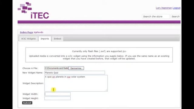 Widget Flash file смотреть онлайн