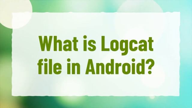 Can I delete Logcat? смотреть онлайн