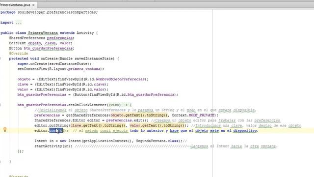 19 - Programación Android - Persistencia - Objeto SharedPreferences смотреть онлайн