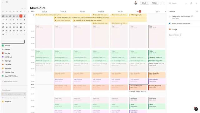 Đồng Bộ Google Calendar - Notion Database - Notion Calendar смотреть онлайн