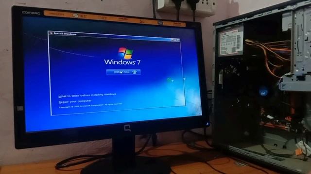 windows 7 installation problem| વિન્ડોઝ પ્રોબ્લેમ #windows installation erro смотреть онлайн