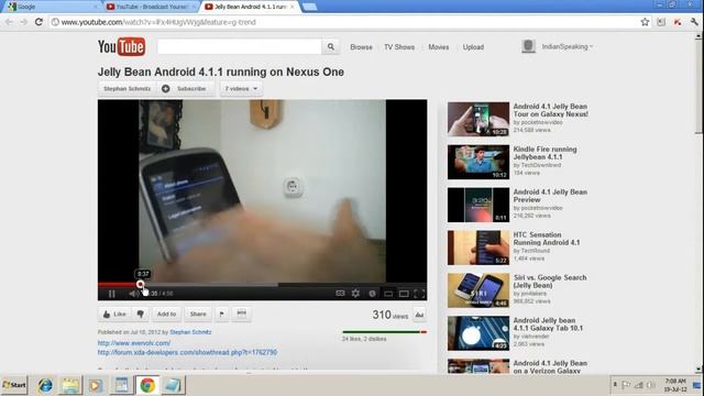 Re: Jelly Bean Android 4.1.1 running on Nexus One смотреть онлайн