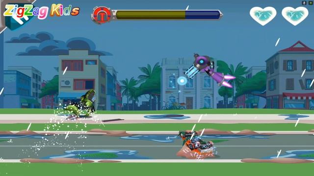 Transformers Rescue Bots Dash | Episode 2 Thunderstorm | Android Apps | ZigZag смотреть онлайн