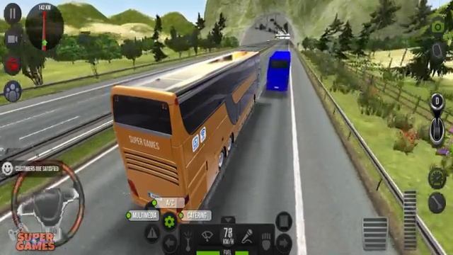 Bus Simulator Ultimate #16 Golden Bus on Turkey highway's | Bus Games | Android Gameplay смотреть онлайн