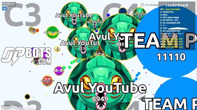 AGAR.IO SERVER TAKEOVER WITH BOTS #180 || OP-BOTS.COM смотреть онлайн