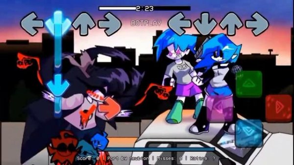 faker sky VS Nusky sky 2.0 android port optimization ссылка в описании #fnfandroid