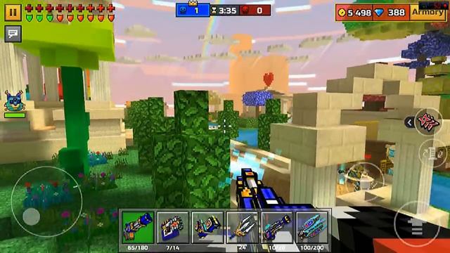 Pixel Gun 3D - Laser Assistant VS Excalibur смотреть онлайн