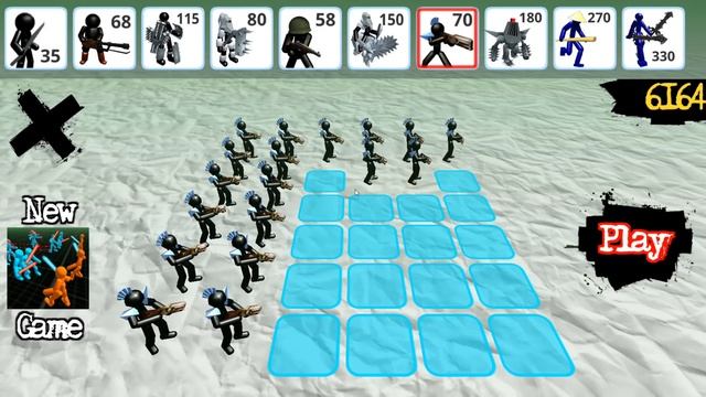 combining unique units. stickman simulator zombie battle. смотреть онлайн