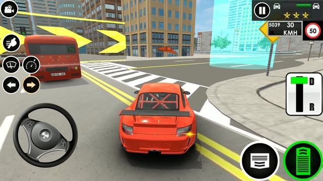 Pickup Truck Driving In City Traffic - Car School Simulator #9 - Android Gameplay смотреть онлайн