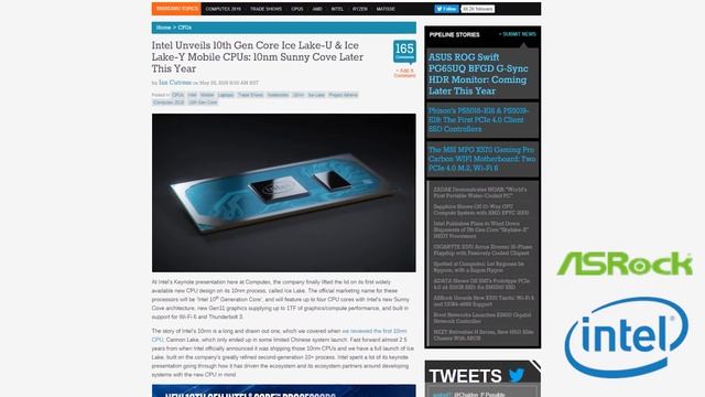 Intel @ Computex 2019: 9900KS, 10nm, Project Athena, And More! смотреть онлайн