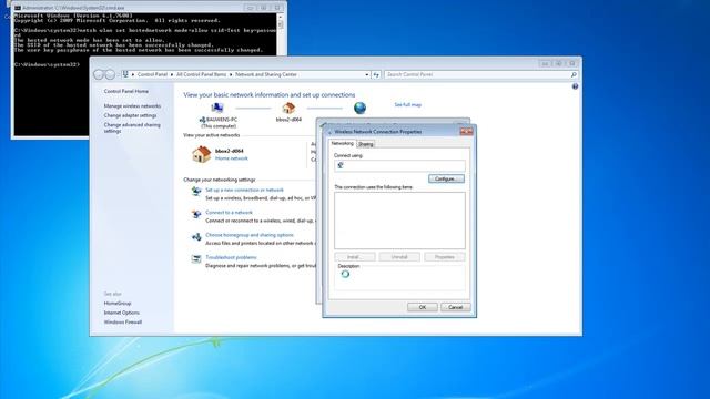 Virtual Wi-fi (windows 7) смотреть онлайн