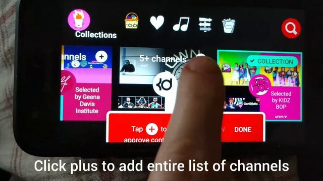 Hand Pick Videos And Channels Using YouTube Kids App