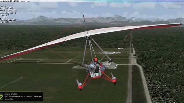 MS Flight Simulator X | Stess Test 2 w/updated settings смотреть онлайн
