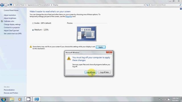 Changing the screen resolution in windows 7 смотреть онлайн
