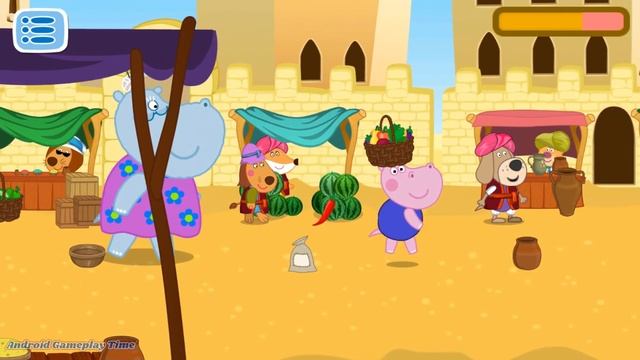 Hippo Kids Games - Aladdin's Adventures Magic Lamp - Android Gameplay смотреть онлайн
