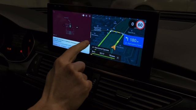 Обзор головного устройства на Audi A6 смотреть онлайн