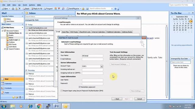 How To Configure Gmail In Outlook 2007