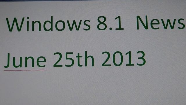 Windows 8 1 news and updates for june 25th 2013 смотреть онлайн