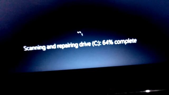 Scanning and repairing drive(c:) 64℅ completed смотреть онлайн