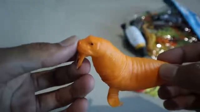 Unboxing Mainan Hewan Laut, Hiu, Cumi, lumba lumba, kepiting, gurita, paus, Lobster, Penyu смотреть онлайн
