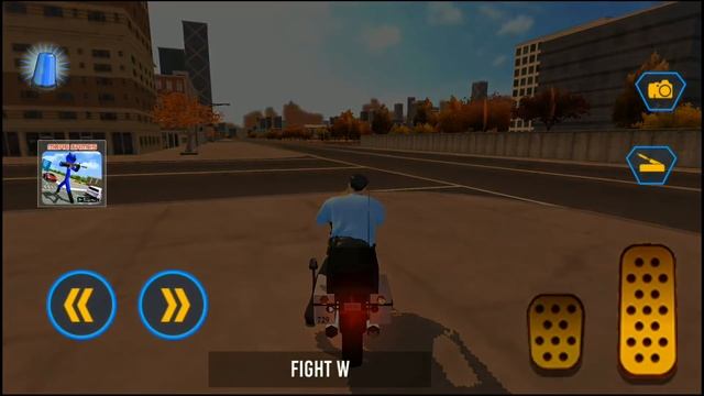 US Police Motor Bike Chase City: Policeman Simulator - Android Gameplay смотреть онлайн