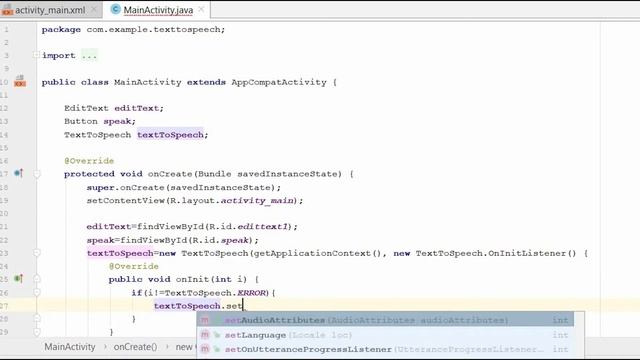 How To Convert Text to Speech in Android Studio | Text to Speech in Android Studio | How to смотреть онлайн