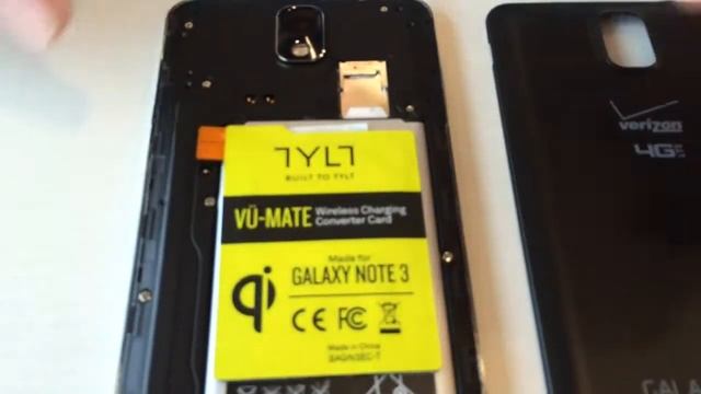 TYLT VU Mate Qi Wireless Receiver Card For Galaxy Note 3 8-30-14 смотреть онлайн