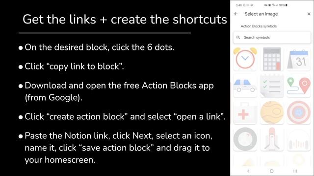 Easy access to blocks within a Notion page on your phone смотреть онлайн