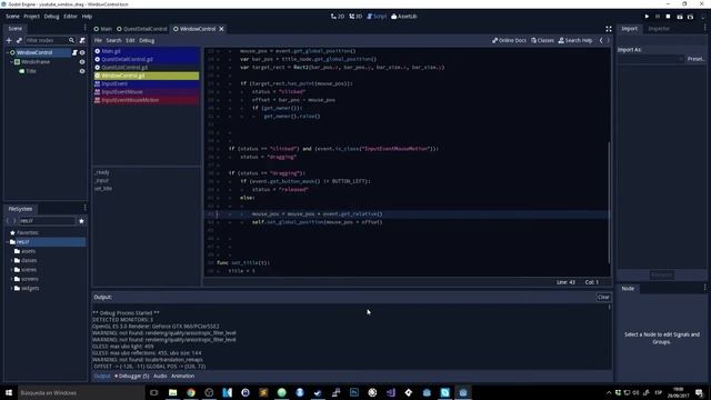 Godot 3 - Tutorial - GUI window drag fix and increasing functionallity смотреть онлайн