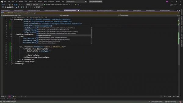 .NET MAUI Navigation Using Navigation Service (Enterprise App Pattern)