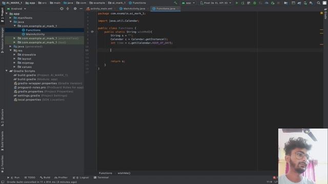 How to make AI like Jarvis and Friday in Android studio (PART-3) смотреть онлайн