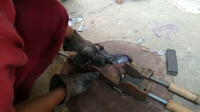 Teste Do Molde De Fabricar Hélices De Barco