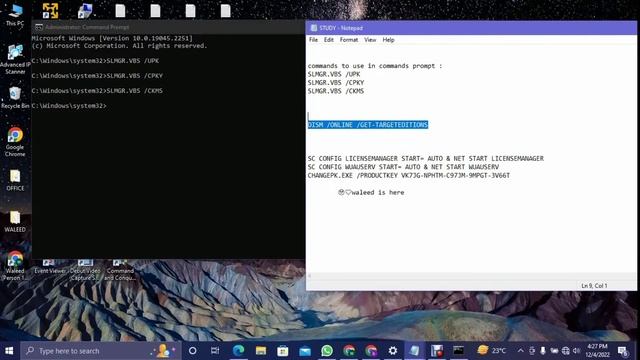 Upgrade win10 and win11 Home or any version to windows Pro (Change product key) | Cyber Waleed | смотреть онлайн
