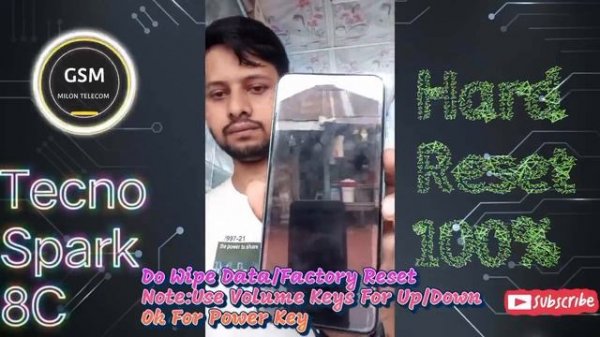 Tecno Spark 8C New Method 2022 Hard Reset & Frp Bypass Android 11 Without PC
