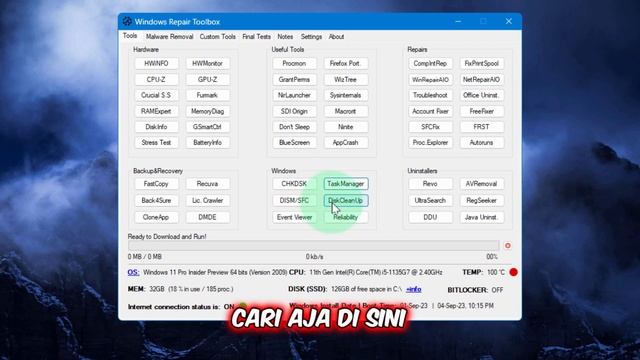 Windows Repair Toolbox Perbaiki Semua Masalah Windows Kamu смотреть онлайн