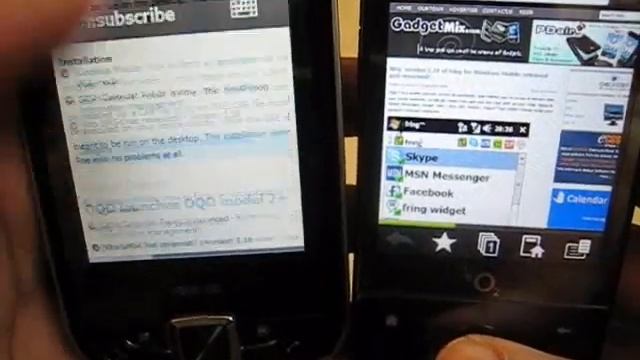 ASUS P565 vs HTC DIAMOND - speed comparison смотреть онлайн