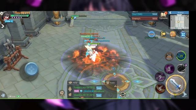 Guardians of Cloudia, Arena PvP Gameplay. смотреть онлайн
