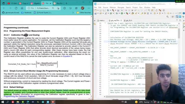 INA219 I2C DC Current/Voltage/Power Module Firmware Part 2: Calibration Configuration|| STM32 || AR смотреть онлайн