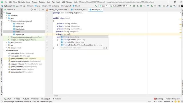 Understanding Flow of Journal App & Model class in Android-#12 смотреть онлайн